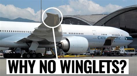 why does the 777 not have winglets